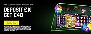 Unibet Casino: Deposit £10 get £40 Bonus! | 2021 UK Casino Awards - Online Casino Bonuses & Reviews!