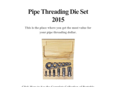 Pipe Threading Die Set 2015