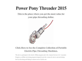Power Pony Threader 2015