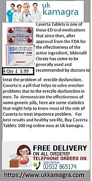 Caverta Sildenafil Tablets proves efficient for Intimacy