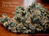 Seriously, O.M.G. Dill and Onion Kale Chips