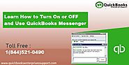 Enable/Disable and Use the QuickBooks Messenger (Multi-User Mode)