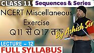 Miscellaneous Exercise -Sequences And Series Class 11 Maths IIT JEE Mains