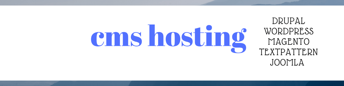 Headline for Content Management System (CMS) Website Resources and Hosting Services