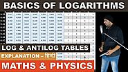 Basics of Logarithms, log table and antilog table | Class 11 Maths | Class 12 Maths
