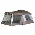 Wenzel Klondike 16 X 11-Feet Eight-Person Family Cabin Dome Tent (Light Grey/Taupe/Red)