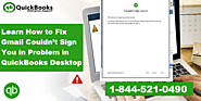 How to Fix Gmail Couldn’t Sign you in from QuickBooks Desktop Issue