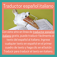 Traductor español italiano en linea