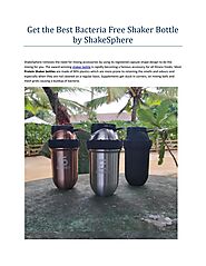 Best Bacteria Free Shaker Bottle by ShakeSphere USA