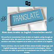 Arabic to English Translation Online – Online TranslationPro