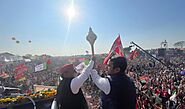 संयुक्त रैली में भाजपा पर बरसे अखिलेश-जयंत, बोले- लाल का इंकलाब होगा, 2022 में बदलाव होगा - samajwadi revolution will...
