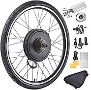 Fineshine 26″ Front/Rear Wheel Electric Bicycle Wheel Kit