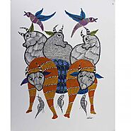 Why Gond Painting is the New Best Choice for Home Décor? | by Thegallerystore | Dec, 2021 | Medium