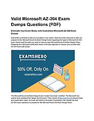 Microsoft AZ-304 Exam Dumps Questions (PDF)