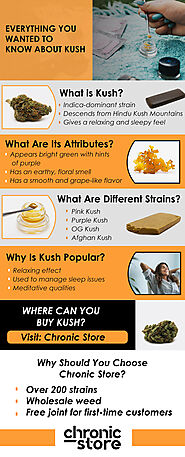 Infographics: Best Kush Cannabis Strains You Need to Try Now