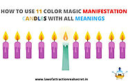 How to use 11 color magic manifestation candle with all meanings