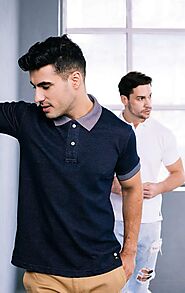 Buy Navy Blue Polo T Shirt