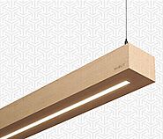 Otium Wooden Linear Lights | Best Lighting Online Shopping Store USA