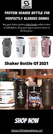 Shaker Bottles Offers and Deals 2021 | ShakeSphere CN