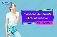 Tham gia khuyến mãi MobiFone ngày 12/10/2021 nhận 20% thẻ nạp – Dịch vụ Mobifone Portal