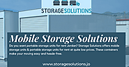 Know About Portable Storage Containers in Jordan