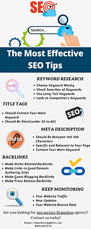 The Most Effective SEO Tips