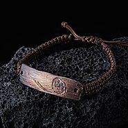 Lotus Bracelet - Oxidized 999 Silver - Men's Jewelry - Mantrapiece.com
