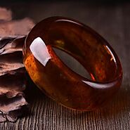 Amber Bangle: Made with 100% natural Baltic amber - Mantrapiece.com
