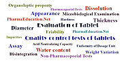 Quality control tests of tablets or Evaluation of tablets - PharmaEducation