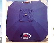 Heavy Duty Beach Umbrella - Best Wind Resistant and Sun Shade - Tackk