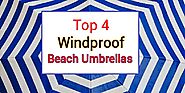 Best Heavy Duty Windproof Beach Umbrellas -