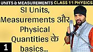 𝕃𝟙 - Basics of Units and Measurements Class 11 Physics IIT Jee Mains/ Neet