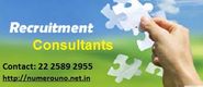 One of the Top Recruitment Consultants by Numerouno
