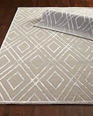 Wool Silk Custom Rugs for Living Room -The Rug Company India
