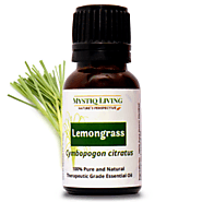 Lemongrass Essential Oil | Pure and undiluted oil for stress management – Mystiq Living