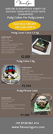 Order Online Pubg Theme Cakes Delivery in Delhi NCR