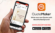QuoteMaker: Write & Design your Quotes, Poetry, Poem, Stories, Status