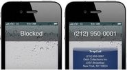 Before and after unblocking blocked phone number.