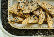 Raw Sesame and Flax Holiday Crackers