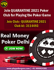 Join QUÃRANTINE 2021 Poker Club for playing the poker game