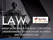 Know More About The Basic Conceptual Understanding Of Healthcare Business And Corporate Law