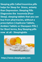 Sleeping pills Helps rubles your sleeps