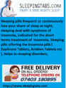 Sleeping pills Indicated short terms treatment of Insomnia