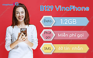 Đăng ký gói B129 VinaPhone nhận 1.8GB, 60 SMS, miễn phí gọi chỉ 129K