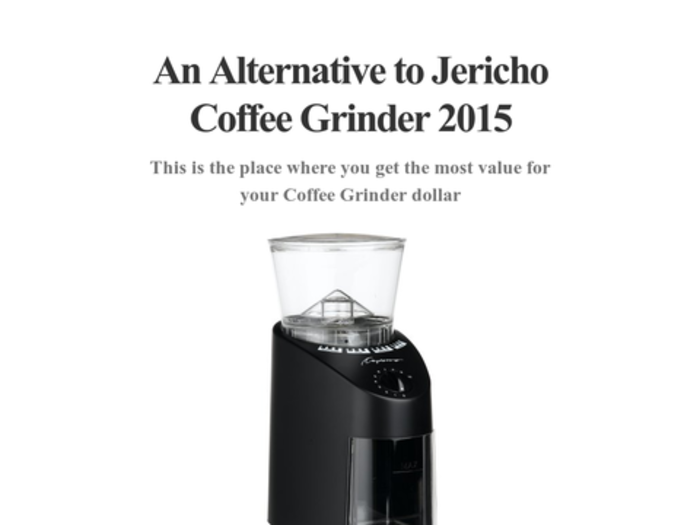Alternatives to Coffee Grinders 2015 A Listly List