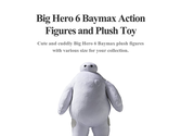 Big Hero 6 Baymax Action Figures and Plush Toy