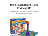 Don't Laugh Board Game Reviews 2015