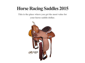 Horse Racing Saddles 2015