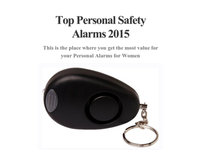 panic alarms personal