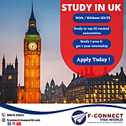 Study in UK With / Without IELTS Study in top 50 ranked university 100% visa Visit our office for free counseling wit...